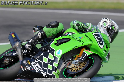 2008-05-11 Monza 0505 Superbike - Warm Up - Makoto Tamada - Kawasaki ZX-10R